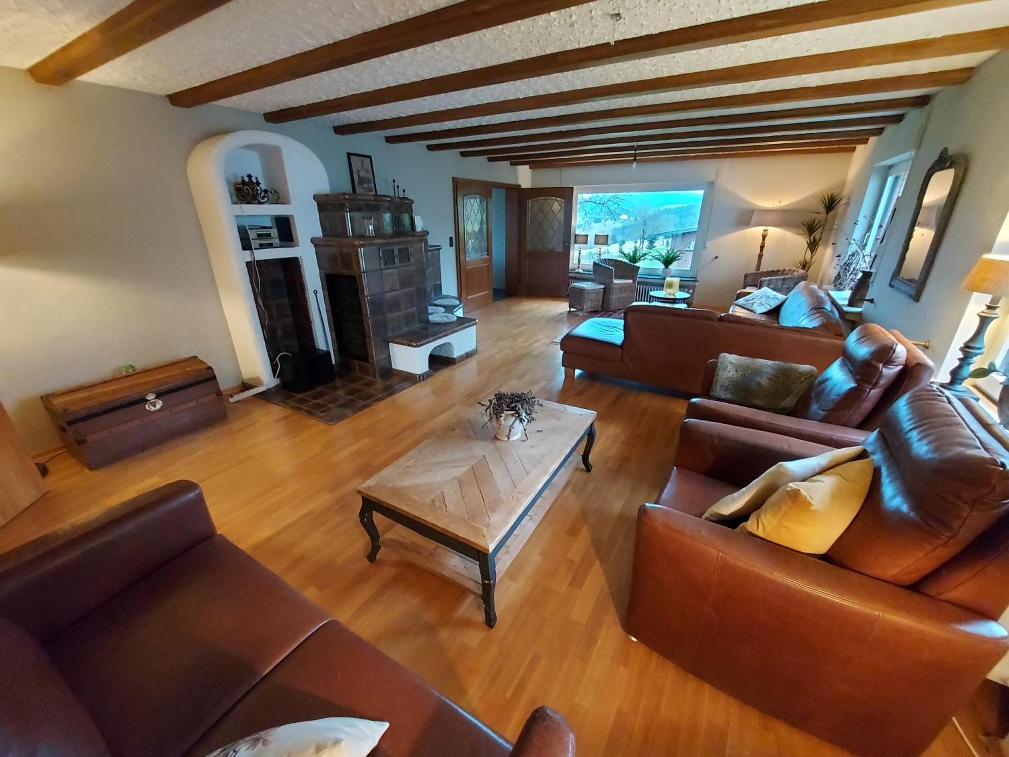 Ferienhaus Hescheld With Private Jacuzzi Hellenthal Exterior foto