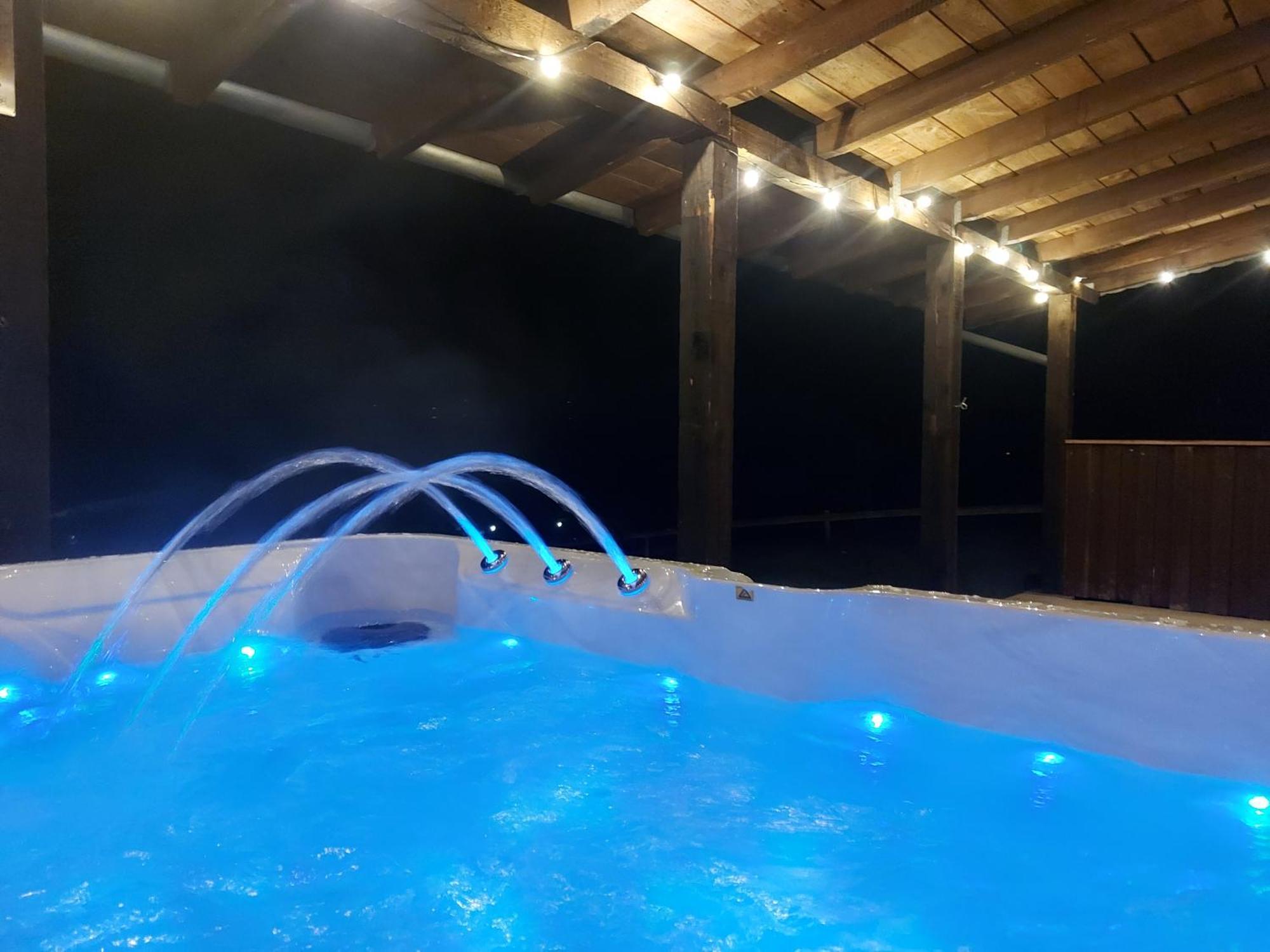 Ferienhaus Hescheld With Private Jacuzzi Hellenthal Exterior foto